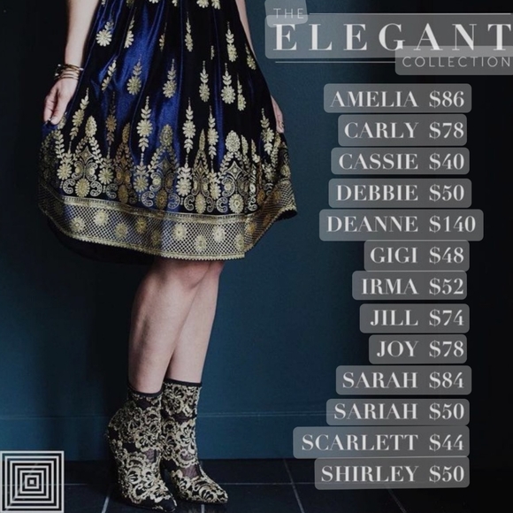 LulaRoe Elegant Cassie Skirt - Picture 4 of 5